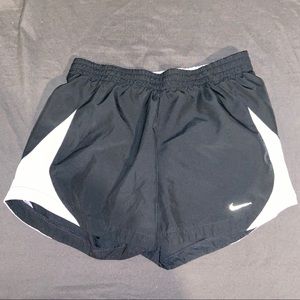 Black nike running shorts